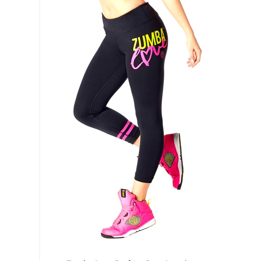 Zumba Love Crop Leggings - Like New